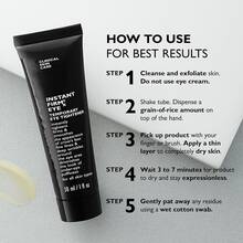 Sérum intensivo para el contorno de ojos con ácido hialurónico, sérum antiedad para arrugas, líneas de expresión y piel deshidratada. - Negro - Ver 4