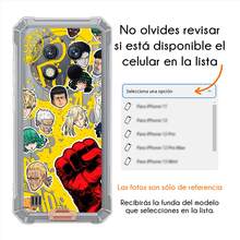 Funda Compatible con Oukitél One Ponch Nam Asociasión de Heróes Estilo Stickers Anime Saytama Protector Carcasa Anticaídas a Prueba De Golpes TPU. - transparente - Ver 4