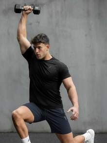 Type One Men's Bermuda Shorts With Zipper And Pocket, Tactel Elastane Fabric, Sports Shorts, Gym, Workout, Running Shorts, Summer, Loose Fit, Pocket, Drawstring, Beach, Night Out, Weekend, Casual, Sports, Cycling, Holiday, Birthday, Christmas, Valentine's Day, Father's Day, New Year's - 深灰色 - 查看 3