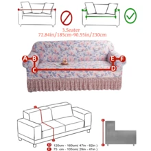 1 chiếc váy phủ ghế sofa trang trí chống trượt, co giãn, làm từ vải lụa sữa, thích hợp cho Ngày của Mẹ, mùa cưới, họa tiết hoa, màu sắc nhẹ nhàng và tươi mát, màu sắc phong phú, thân thiện với thú cưng, chống bụi, có các kích cỡ 1/2/3/4 chỗ ngồi, phù hợp hoàn hảo cho mọi mùa. - Nhiều màu - Xem 13
