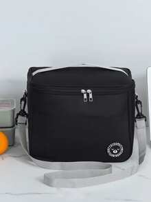 New Portable Lunch Bag Food Thermal Box Waterproof Office Cooler Lunchbox With Shoulder Strap Insulated Case - Multicolor - View 9