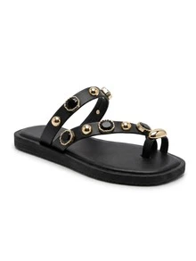 Women's Sandal, Stylish, Delicate, , Blogger-Worthy, Summer Style. - màu đen - Xem 4