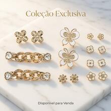 Basic Luxury Gold Sandal Pins And Buttons Set - KIT-pINS-7 - View 8