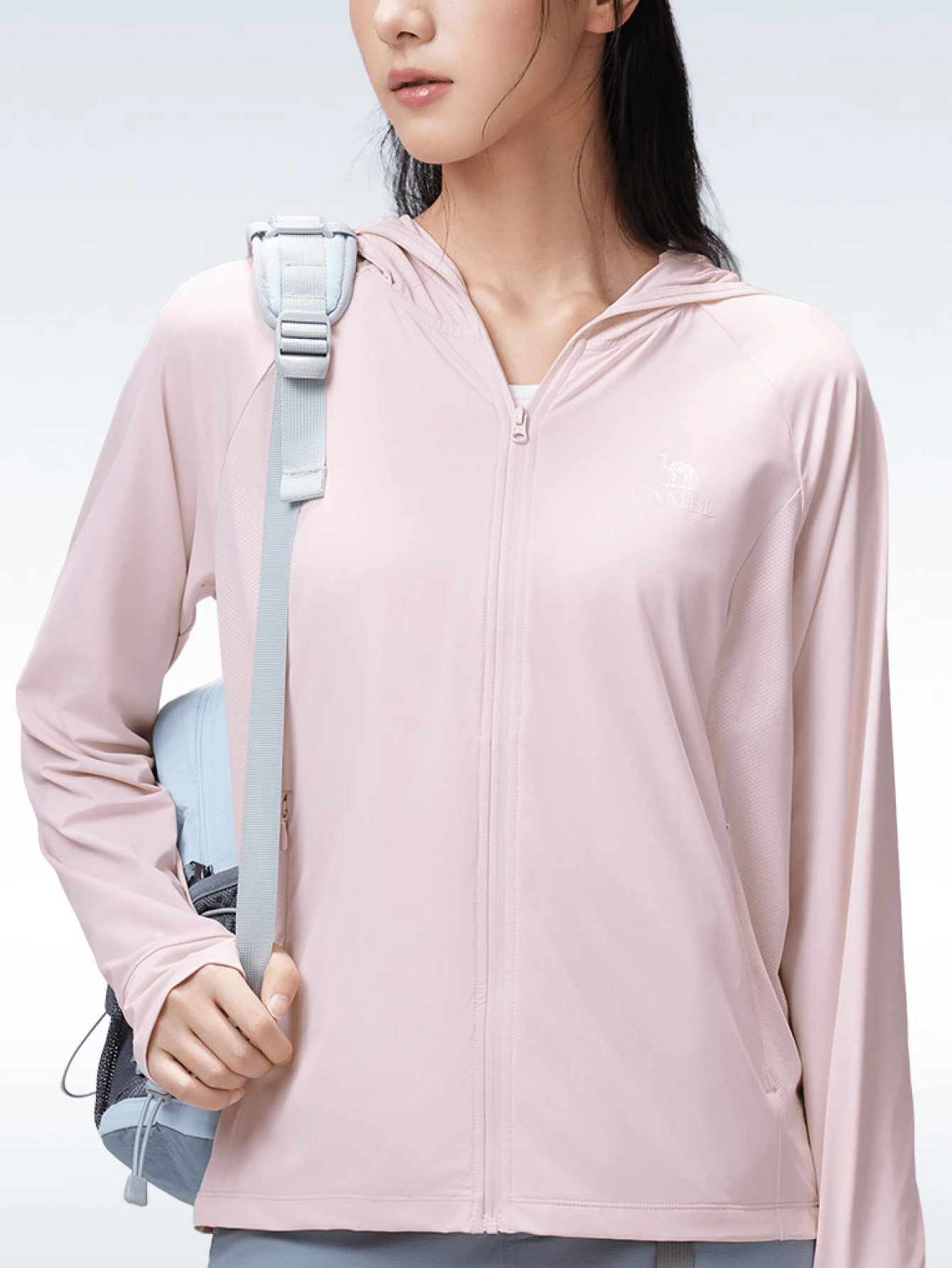 CAMEL CROWN Women's Lightweight UV Protection, Quick Dry Ice Silk Breathable Jacket For Summer - Fantasy Pink - View 1