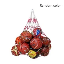 Basketball/Football/Volleyball Ball Carrying Mesh Bag, Thick Netting Holds 10-20 Balls - Multicolor - View 11
