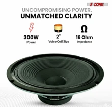 5 Core 12 Inch Guitar Speaker 300W Replacement 16 Ohm Amplifier Cabinet Driver - GSP 12150 16 - View 3