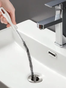 Dụng cụ thông tắc cống, chất tẩy rửa cống loại bỏ tóc, bàn chải vệ sinh bồn rửa, dụng cụ thông tắc đường ống, vật tư vệ sinh, dụng cụ làm sạch đường ống - dụng cụ vệ sinh ống - Xem 1