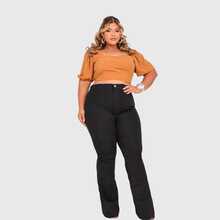 Women's Plus Size High-Waisted Shaping Jeans - Curve Premier Jeans - 黑色的 - 查看 3