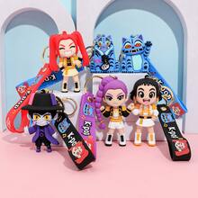 Hasbro 女团钥匙扣套装，可爱动漫人物包包挂饰（露米、佐伊、米拉、泰加），附硅胶腕带，毕业生日礼物，可收藏人物钥匙扣 - 均碼 - 查看 10