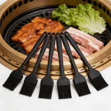 Cọ phết dầu mỡ bằng silicon chịu nhiệt dùng cho nướng BBQ và bánh, cọ phết dầu, nước sốt - Dụng cụ nhà bếp dùng được trong máy rửa chén - Màu đen (Bộ 2/4/6 chiếc) - màu đen - Xem 14