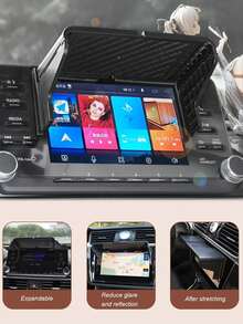 Universal Car GPS Sunshade – 7-12 Inch Dashboard Cover For Navigation, Radio & Rearview Display, Anti-Glare & UV Protection, Durable Adjustable Design, Fits All Cars - GPS Sunshade - View 5