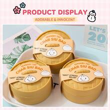 1 món đồ chơi hình bánh bao hấp đàn hồi chậm: Đồ chơi hình bánh bao hấp đàn hồi chậm, mềm mại và từ từ phồng lên, phù hợp cho người lớn, tuyệt vời để chơi trên bàn làm việc và giảm căng thẳng. - NNL31 - Xem 4