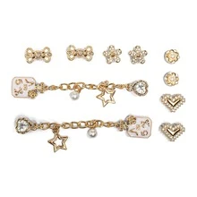 Basic Luxury Gold Sandal Pins And Buttons Set - KIT-pINS-4 - View 1