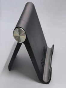 Suporte portátil dobrável para celular (1 unidade), feito em ABS, ideal para smartphones e tablets. Acessório compacto e prático para mesa de escritório. - Suporte rotativo - Ver 13