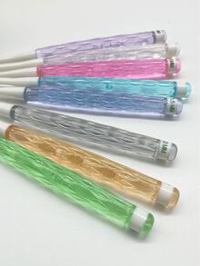 8pcs Highly Attractive Transparent Crystal Handle Crochet Hook Set, 2.5-6.0mm, Lightweight Comfortable Grip Design, Anti-Snag Crochet Tools, Suitable For Doll Making, Blanket, Clothing Knitting And Craft Enthusiasts - Crystal Shank Crochet Hook - View 6