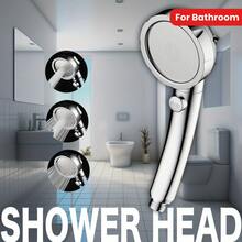 Bộ vòi sen cầm tay áp lực cao kèm giá đỡ gắn tường bằng nhựa - Bộ vòi sen 3 mảnh đa chức năng có thể điều chỉnh, bao gồm ống dẫn nước và giá đỡ, chế độ phun mạnh tiết kiệm nước cho trải nghiệm tắm tuyệt vời. - Đầu vòi sen - Xem 9