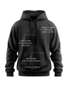 Men's And Women's Kangaroo Sweatshirt, Basic Casual Printed Jacket With Hood. - White - View 4