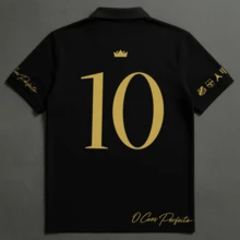 Junior Polo Shirt - The Prince Edition - Sports - 黑色 - 查看 2