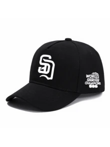 1pc/2pcs Geometric Pattern Design Printed Unisex Hip Hop Baseball Cap And Crossbody Bag, Street Fashion Outdoor Sports Baseball Cap Curved Brim Hat And Bag, Adjustable, Gift For Yourself Or Friends - Multicolor - View 6