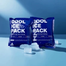 1个可重复使用的冰袋 - 适用于冷藏箱、夏季冷冻运输和午餐盒，可重复使用的冷藏包，冷冻袋冷藏配件，适用于海滩、旅行和露营 - 多色 - 查看 7