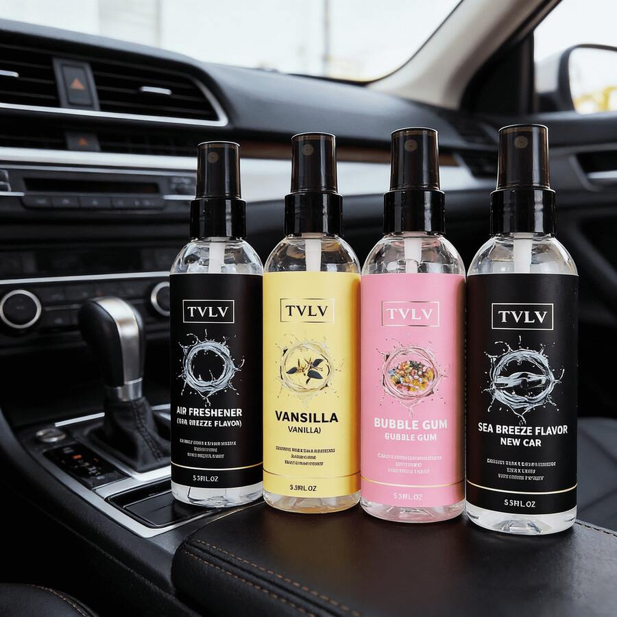 1瓶100毫升海风泡泡糖新车香草无酒精香氛喷雾，持久留香，适用于家居衣柜、鞋柜、卫生间、便携式家居用品。 - 彩色 - 查看 1