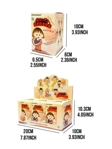 Móc khóa hộp bí ẩn Chibi Maruko-chan - Hướng dẫn minh họa về việc thay đổi công việc - Nhiều màu - Xem 4