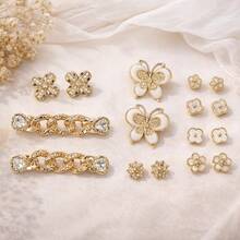 Basic Luxury Gold Sandal Pins And Buttons Set - KIT-pINS-7 - View 6