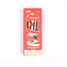 12 Pack Apple Cat Thermal Erasable Blue Gel Pen 0.5 High Value For Students To Brush The Writing Pen. - Sets - View 12