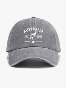 A Retro Washed Hat All-Season Spring Summer Autumn Winter Wearable Adjustable Strap Suitable For Valentine's Day Weddings Christmas School Season Father's Day - One Size - View 7