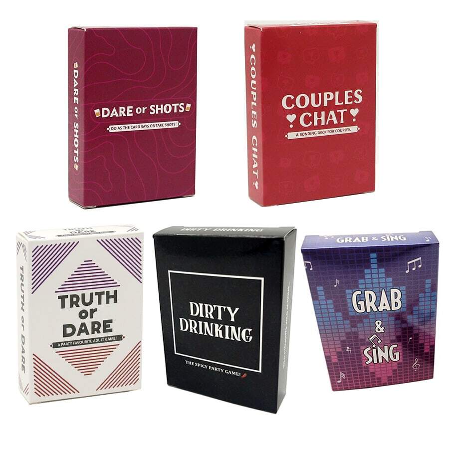 成人派对饮酒卡牌游戏，适合派对娱乐、家庭互动和友好竞技。创意热门21岁生日礼物、情人节礼物、感恩节礼物和圣诞节礼物。 - 彩色 - 查看 1
