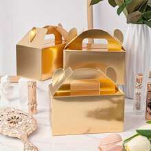 Hộp đựng bánh nướng (10/20/30 chiếc), hộp đựng bánh mousse, hộp đựng bánh ngọt, hộp đựng bánh mì, hộp giấy kraft đựng gà rán, hộp đựng món tráng miệng mang đi, hộp quà cầm tay đa năng màu vàng, hộp quà tặng tiệc tùng, hộp quà tặng, tiệc sinh nhật, đám cưới, không tiếp xúc trực tiếp với thực phẩm. - Xem 3