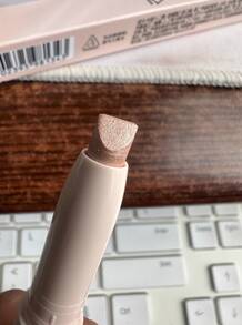 3CE Shimmering Eyeshadow Stick, Multi-Use Highlighter & Eyeshadow - #Ivory Breeze (Radiant Nude) - View 3