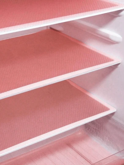 4 piezas de alfombrillas lavables, impermeables y antióleo, adecuadas para estantes de refrigerador, rejillas de congelador de vidrio, cajones de gabinete, también se pueden usar como papel tapiz, manteles individuales, decoración de habitaciones, previene eficazmente la grasa y la humedad, ideal para cocina, comedor, sala de estar, gabinetes, armarios, gran regalo para familiares y amigos