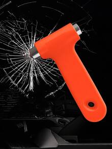1 Multifunctional Three-In-One Safety Hammer With Window Breaker, Car Safety Equipment, Mini Solid Safety Hammer, Car Mounted Safety Escape Tool - A - View 7