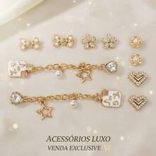Basic Luxury Gold Sandal Pins And Buttons Set - KIT-pINS-4 - View 4