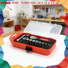 38 In 1 Magnetic Ratcheting Screwdriver Set With Rotatable Handles Sockets&Bits For Electronic Devices Furniture - 38pcs - View 1