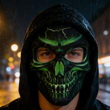 1PC Halloween Carnival Party Cosplay Skeleton Skull Masks - Multicolor - View 9