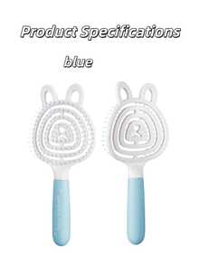 1pc Cute Bear Design Hair Brush, Volumizing Scalp Massage Comb, Hollow Out Hair Brush For Women - Bear - View 6