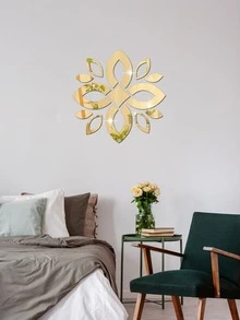 13片金色四叶花瓣镜面墙贴 - 花瓣 - 查看 6