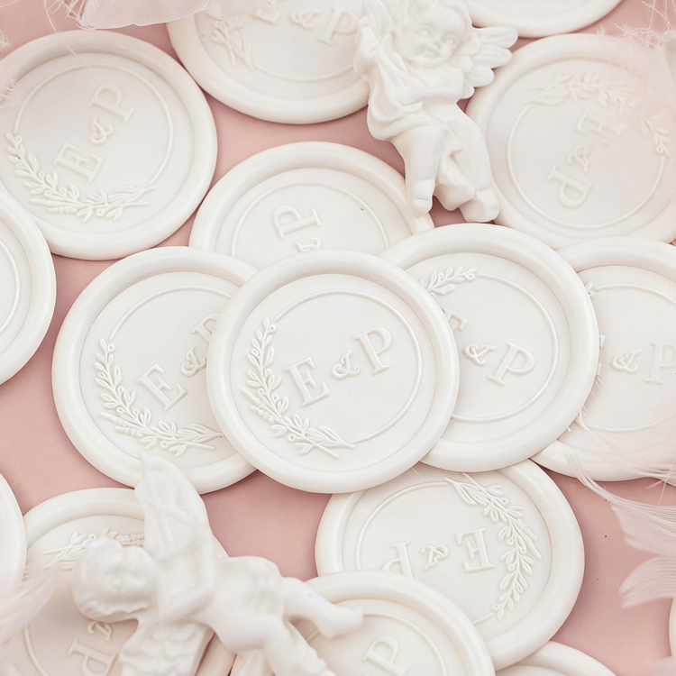 200 PCS/Set Round Shaped Wax Seals Stickers, Custom Logo Wax Sticker, Handmade Wax Seal Stickers For Wedding Invitation, Self-Adhesive Envelope Wax Stickers - Round - View 11