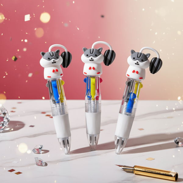 Bộ 36 bút bi hình chuột hamster dễ thương 0.7mm, 4 màu, bút viết mini, đồ dùng học tập/văn phòng đáng yêu, quà tặng, dụng cụ viết, quà tặng ngày lễ, văn phòng phẩm độc đáo, quà tặng giáo viên, quà tặng tiệc tùng, quà tặng tựu trường.