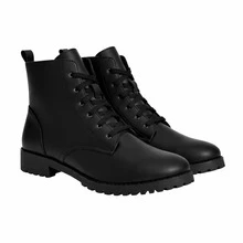 Women's Casual Ankle Boot With Non-Slip Sole - 黑色 - 查看 1