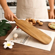 1pc Cutting Board, Kitchen Chopping Board, Cheese Platter, Kitchen Accessory, Vegetable Cutting Board, Suitable For Kitchen, Restaurant, Light Meal, Kitchen Gift. Lightweight Design With Hanging Hole For Easy Storage. - View 10