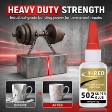 High Viscosity Quick Drying Adhesive, Universal Glue For Metal, Plastic, Ceramic - Brown - View 6