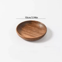 1 chiếc khay phục vụ hình chữ nhật bằng gỗ óc chó, kích thước nhỏ, dùng làm khay trà, đĩa cà phê, đĩa ăn nhẹ và trái cây. - màu nâu - Xem 13