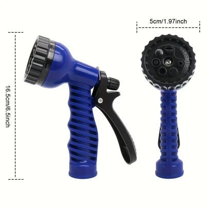 30m 100ft Garden Hose, Equipped With An Ergonomic Handle, Sturdy Structure, Durable, Suitable For Outdoor Gardening And Watering, Can Be Used For Industrial, Yard, Lawn, Car Washing, Courtyard, And Irrigation