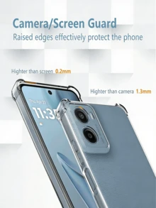 Funda de teléfono transparente de TPU para Nothing Phone, cubierta protectora ultra delgada antirraídas, carcasa cristalina transparente para Nothing Phone - transparente - Ver 2