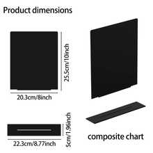 1pc Acrylic Reserved Table Sign, Suitable For Wedding Banquet And Event Party, Comes With Liquid Chalk Marker (Black), Back To School - Black - View 2