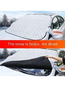 Magnetic Car Windshield Snow Cover, Thick Anti-Snow, Anti-Sunshade, 4-Season Universal Windshield Protector - Multicolor - View 6