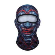 Fabulous Be Xtreme CS25-GT(81-90) 恶魔印花户外骑行面罩 - 彩色 - 查看 8